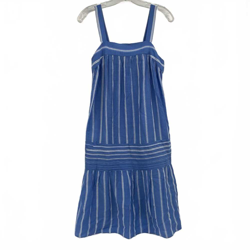 Whistles Blue White Midi Dress | Womens 6
